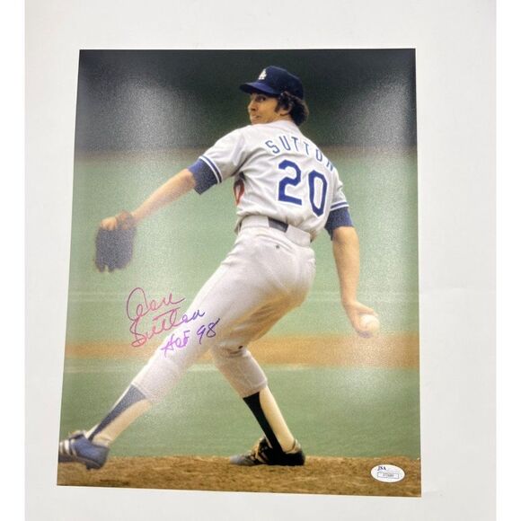 Don Sutton Signed Photo 11X14 HOF 98 Inscribed JSA COA LOS Angeles Dodgers - Picture 2 of 5